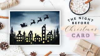 The Night Before Christmas | Watercolour Christmas Card Ideas