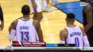 Thunder, Rockets swap Westbrook and Paul