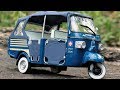 Unboxing Of Mini Piaggio Ape 1:18 Diecast Model Auto Rickshaw