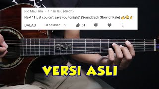 Tutorial Gitar (I JUST COULDN'T SAVE YOU TONIGHT - ARDHITO PRAMONO) VERSI ASLI LENGKAP!