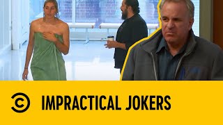 ‘There Are Women Walking Around In Towels?’ | Impractical Jokers | Comedy Central UK