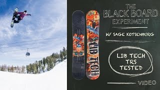 The Blackboard Experiment: Snowboard Review with Sage Kotsenburg - 2017 Lib Tech TRS