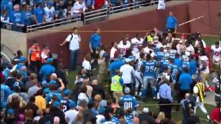 Lions vs 49ers 2011 Coaches Fight (And jim says what  the FU**)