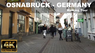 🇩🇪  OSNABRÜCK GERMANY Walking Tour   4K UHD