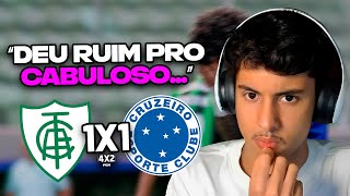 RENATO REAGE: AMÉRICA-MG 1 X 1 CRUZEIRO | MELHORES MOMENTOS | SEMIFINAL CAMPEONATO MINEIRO 2025 | ge