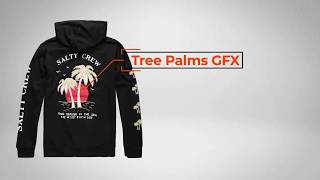 Salty Crew Twin Palms Hoodies | Black Salty crew Hoodie | Salty Crew Clothing  | HS Jackets