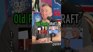 The OLD PEOPLE Draft!! Who Drafted The Best Old People? #shorts #drafts