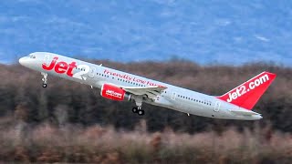 Last Ever Jet2 757 Passenger Flight Departing From Geneva Airport | 05.01.25