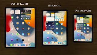 iPad Air 5 M1 vs iPad Pro vs iPad Mini A15 Benchmark Test Comparison, Fastest iPad Air Ever?