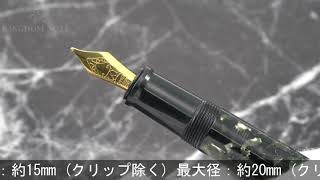 OHNISHISEISAKUSHO 大西製作所 万年筆 セルロイド 850シリーズ バラフ グリーン 中字