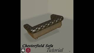 Chesterfield sofa (blender and substance painter)