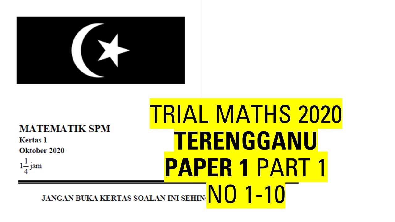 Soalan Trial Spm 2021 Matematik - Saraguu