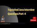 Java interview Question Part-4 | java interview