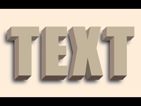 How to create 3D text without using the 3D tool in Illustrator How to create 3D text without using the 3D tool in Illustrator