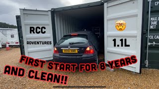 Rover 25 (1.1L) first start,drive and Clean) for 8 years….. mental