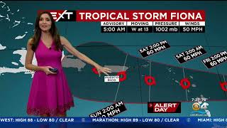 NEXT Weather - South Florida Forecast - Tropical Storm Fiona - 9/15/22