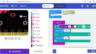 MicroBit: Magic 8 ball