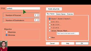 Linear Programming using Excel QM (Simplex and Transportation Method Problems)