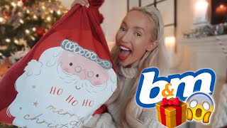 £50 B&M Christmas Stocking Filler Challenge 2022 | Him, Her & Baby | Elle Swift