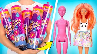 ¡Wow, wow, wow! Hoy abrimos 5 muñecas Barbie que cambian de color