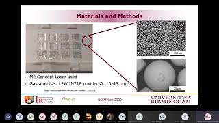 Using Laser PBF to Create Functionally-Graded Inconel 718 Superalloy Microstructures - 2 Nov 2020