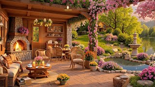 🌸 Gentle Spring Jazz at a Cozy Café – Relaxing Instrumental Music for a Positive Mood ☕🎶