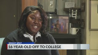 Bright Spot: A 16-year-old scholar heads off to college