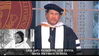 Marc Benioff, imprenditore e filantropo, Lectio su Amma per il conferimento Laurea Honoris Causa