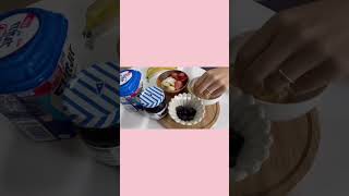 簡単 yogurt bowl🥣🍓 ̖́-‬#vlog #大学生 #fyp #日常 #short #youtube #おすすめ #一人暮らし #暮らし