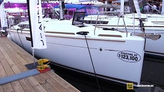 2015 Jeanneau Sun Odyssey 349 Sailing Yacht - Deck, Interior Walkaround - 2015 Annapolis Boat Show