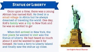 Visit to the Statue of Liberty - Short Story - New York - Learn English Through Story