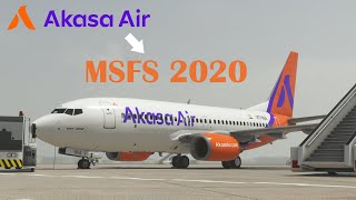 MSFS 2020 | Akasa Air | Intro