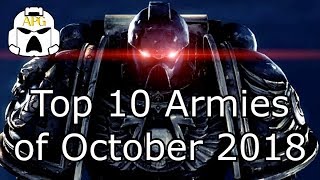 Top 10 Warhammer 40k Armies of October