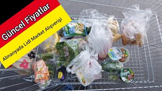 🛒 Almanya'da Yeni Market Alışverişi Güncel Fiyatlar 🛒 ( Ucuz Market Lidl ) 5 Mayıs 2023