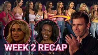 The Bachelor Week 2 Breakdown: Tahzjuan Shoots Her Shot, Christina Opens Up to Zach & Cat Goes Home!