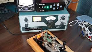 Heathkit HW-8 40m Band CW QSO less 2watts QRPp소출력 전신 한글교신 with  6K5BXQ