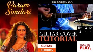 Param Sundari | Mimi | Kriti Sanon, Pankaj | A. R. Rahman| Shreya |Amitabh | Guitar Cover & Tutorial