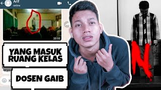 DOSEN GAIB MENGAJAR DI KELAS AKU TERNYATA HANTU😱 | Chat Story Horror Indonesia #TERSERAM