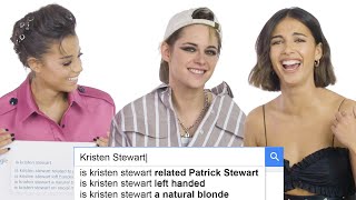 Kristen Stewart, Naomi Scott, and Ella Balinska Answer the Web's Most Searched Q