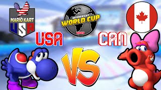 USA vs CANADA | 2023 World Cup Scrimmage MK8DX