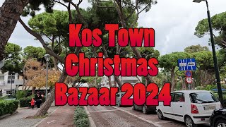 🎄 Kos Town Christmas Bazaar 2024 – A Magical Rainy Day Adventure 🌧️ | DiscoveringKos