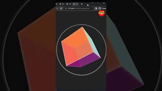 3D Cube Animation | HTML CSS #shorts
