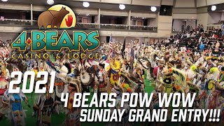 2021 Sunday Grand Entry 4 bears Pow Wow | See Who Was There