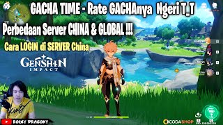 GACHA - Bedanya Server CHINA & GLOBAL - Diluc Gameplay !!! Genshin Impact INDONESIA