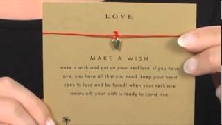 Dogeared Jewels Make A Wish Love Necklace SKU: #7874122