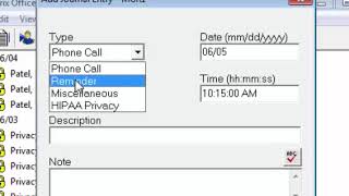 Dentrix- Adding a Staff Reminder