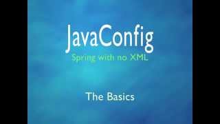 Spring JavaConfig - getting started