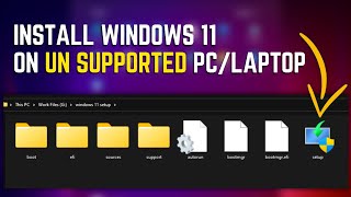 How to Install Windows 11 on Unsupported PC