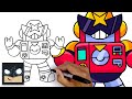 How To Draw Surge | Brawl Stars