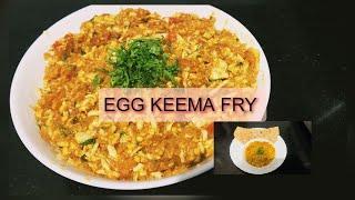 ರುಚಿಯಾದ ಮೊಟ್ಟೆ ಕೈಮ ಫ್ರೈ |Quick Egg Keema Fry recepie in Kannada|Motte palya